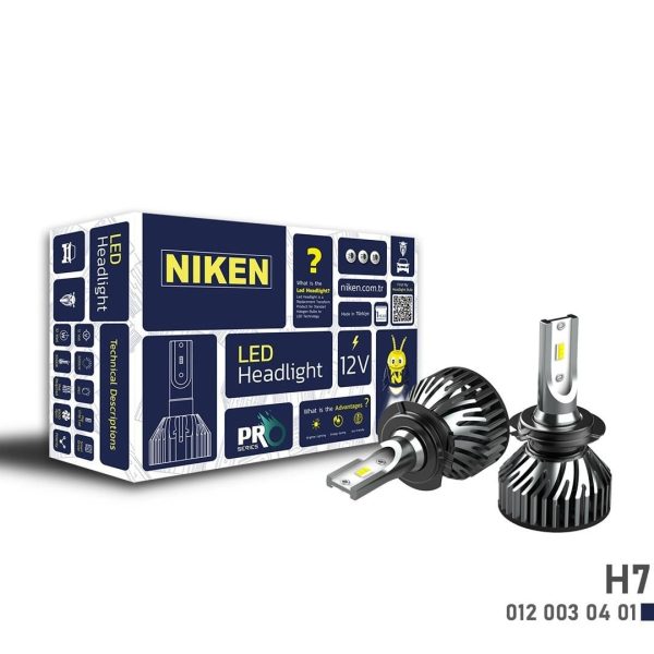 Niken H7 Led Xenon Pro Serisi 6400 Lümen 6500 K 32W