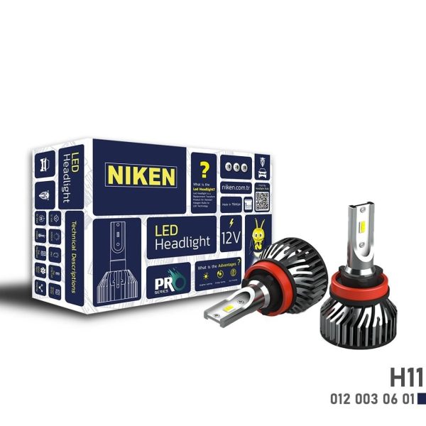 Niken H11 Led Xenon Pro Serisi 6400 Lümen 6500K 32W