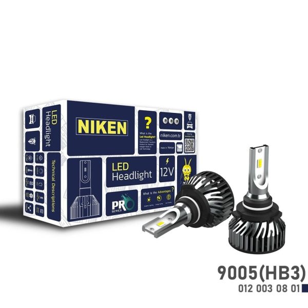 Niken HB3 9005 Led Xenon Pro Serisi 6400 Lümen 6500K 32W
