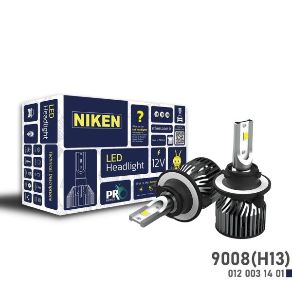 Niken 9008 H13 Led Xenon Pro Serisi 6400 Lümen 6500K 32W