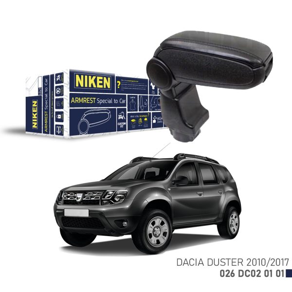 Niken Dacia Duster 2010-2017 Araca Özel Kol Dayama Siyah