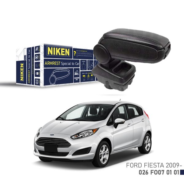 Niken Ford Fiesta 2009- Araca Özel Kol Dayama Siyah