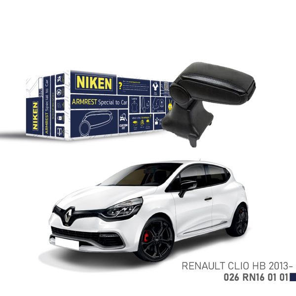 Niken Renault Clio Hb 2013- Araca Özel Kol Dayama Siyah