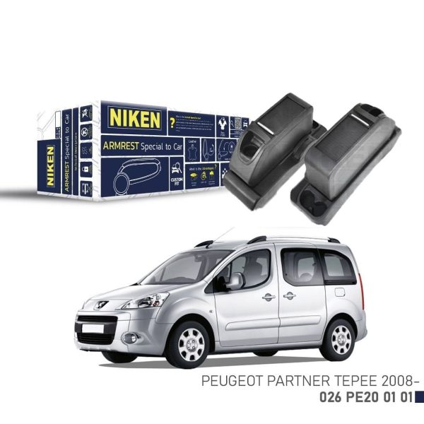 Niken Peugeot Partner Tepee Kol Dayama Kolçak 2008- Arası Siyah