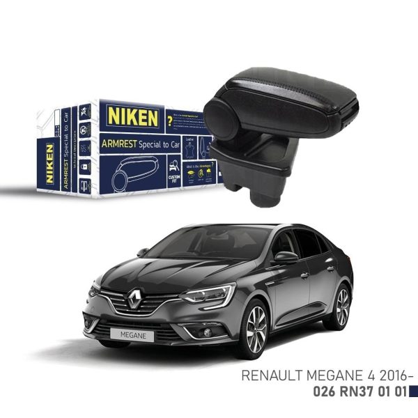 Niken Renault Megane 4 Kol Dayama Kolçak 2016- Sonrası Siyah