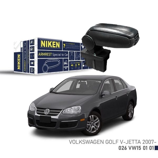 Niken VW Golf 5 - Jetta 2007- Kol Dayama Kolçak Siyah