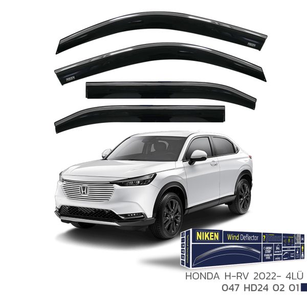 Niken Honda H-Rv 2022- Kromlu Cam Rüzgarlığı 4 LÜ