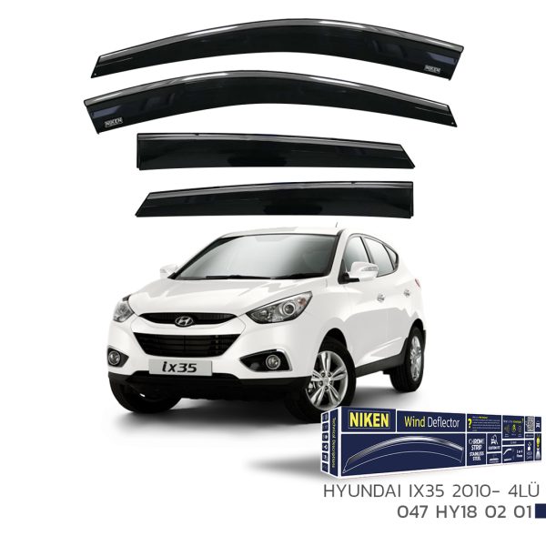 Niken Hyundai ix35 2010- Kromlu Cam Rüzgarlığı 4 LÜ