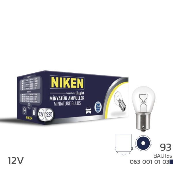 Niken 93 Ampul YT 12V BAU15S 10'Lu