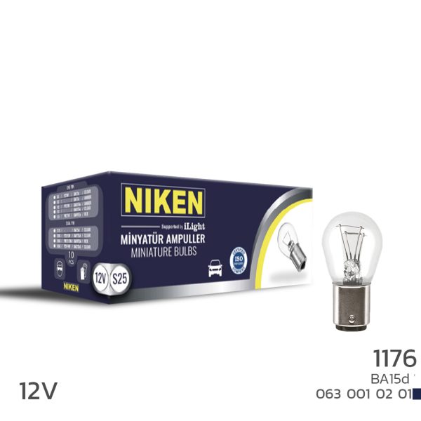 Niken 12V 1176 Ampul BA15D 10 LU
