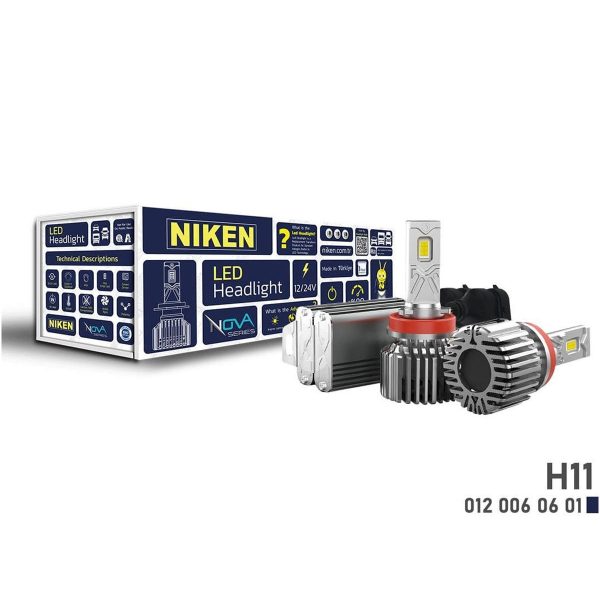Niken H11 Led Xenon Nova Serisi 90W 12000 Lümen 6500K 12V-24V
