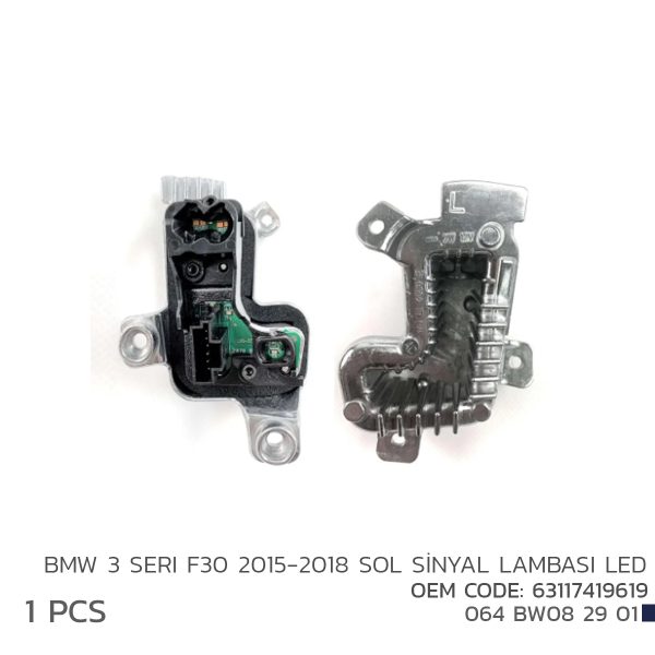 Niken BMW 3 Seri F30 2015-2018 Sol Sinyal Led Modül 63117419619