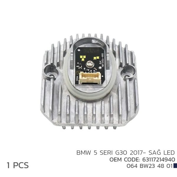 Niken BMW 5 Seri G30 2017- Sağ Led Modül 63117214940