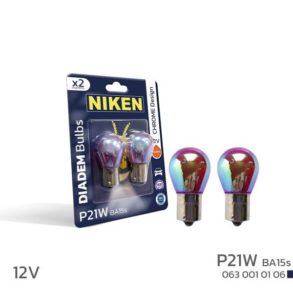 Niken 12V 93 Diadem Ampul (P21W) Amber BA15s 2'Lİ