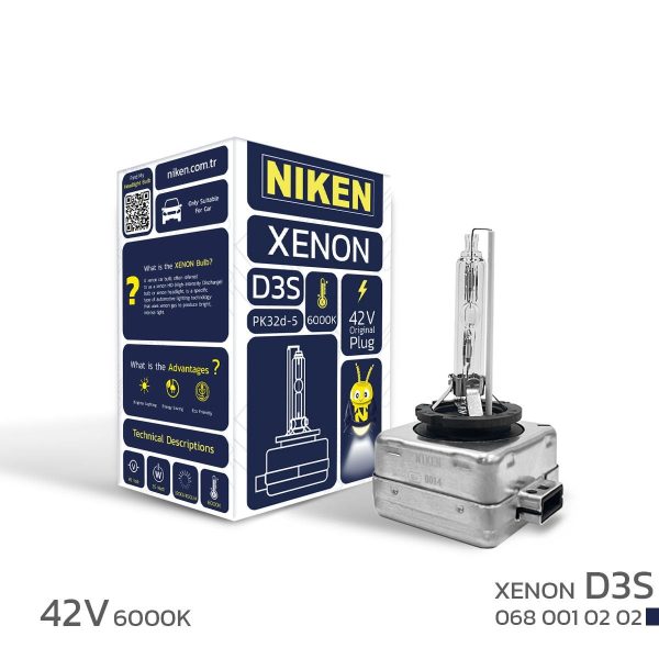 Niken D3S Xenon Far Ampulü 42V 35W PK32d-5 6000K