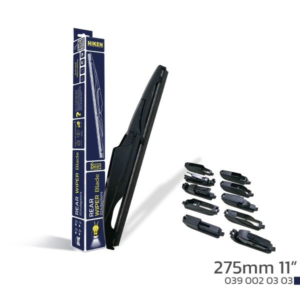 NIKEN 275mm 11\'\' 10 APARATLI ARKA SİLECEK SÜPÜRGESİ