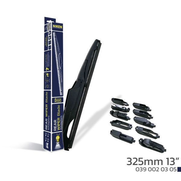 NIKEN 325mm 13\'\' 10 APARATLI ARKA SİLECEK SÜPÜRGESİ