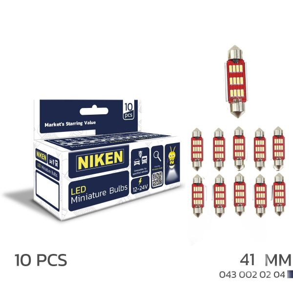 Niken Sofit Led Ampul 41 MM Led Canbus 10'Lu